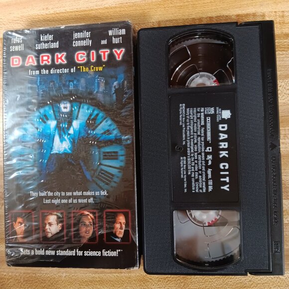 Dark City 1998 VHS Alex Proyas SCIFI Horror Connelly Sutherland Cult Classic VTG - Picture 6 of 8